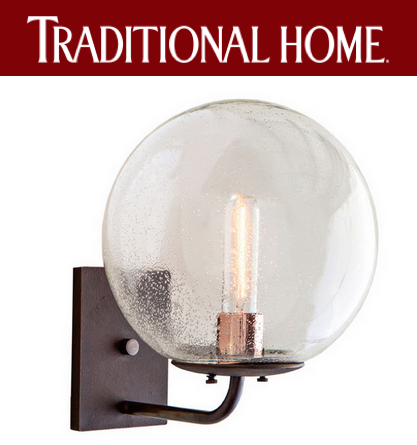 The Cooper Sconce gets a nod in Traditional Home magazine.