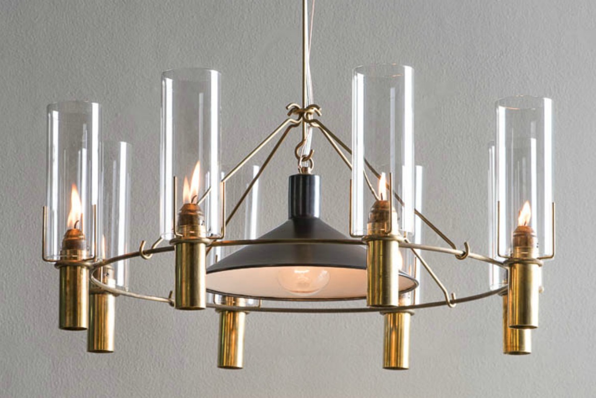The Oliver Chandelier with Reflector